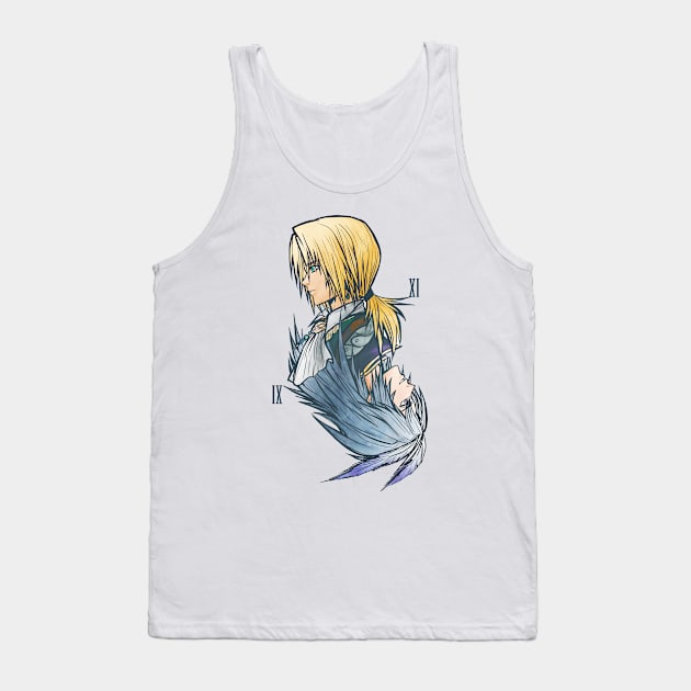 FF9 character art 2 Tank Top by mcashe_art